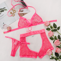 Hot 3 piece fishnet set