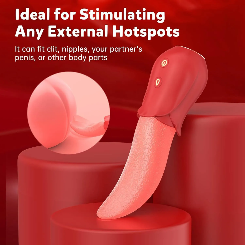 Soft Tongue vibrator massager